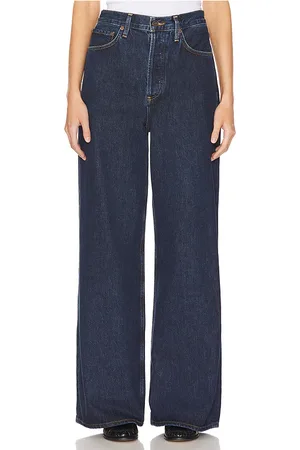 AGOLDE Pierna ancha tiro alto dame en color denim-dark talla 25 en - Denim-Dark. Talla 25 (también en 26, 27, 28, 29).