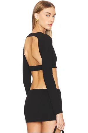 LOBA Enula crop top en color talla M en - Black. Talla M (también en S, XL).