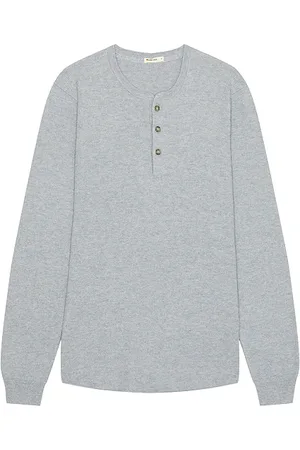 Marine Suéter henley updated ls en color gris talla M en - Grey. Talla M (también en S).