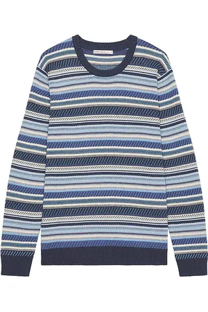 Marine Sudadera deportiva cuello redondo double knit en color azul talla L en - Blue. Talla L (también en M, S, XL/1X).