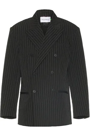 House of Sunny Pinstripe blazer en color negro talla M en - Black. Talla M (también en S).