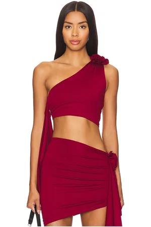 Lovers And Friends Cordelia top en color burgundy talla S en - Burgundy. Talla S (también en XL).