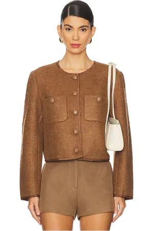 ASTR Chaqueta calliope en color marrón talla L en - Brown. Talla L (también en XL).