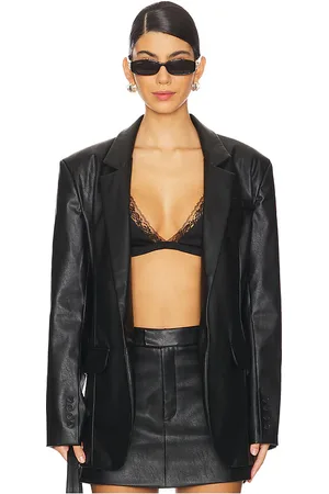 NONchalant Label Farrell faux leather blazer en color talla S en - Black. Talla S (también en XL).