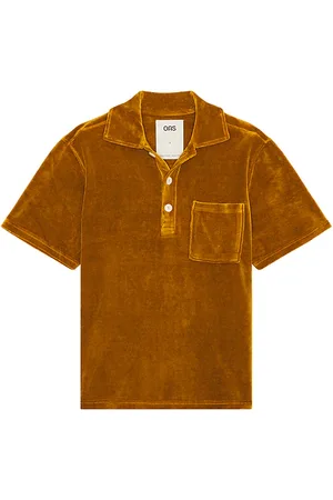 Oas Camisa sienna girona en color bronce talla L en - Tan. Talla L (también en M, S).
