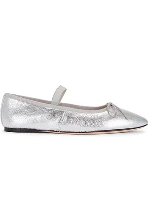 Loeffler Randall Zapatillas de ballet leonie en color metálico talla 7 en - Metallic Silver. Talla 7 (también en 9)