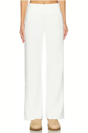 WeWoreWhat Pantalón low rise flare en color blanco talla L en - White. Talla L (también en XL).
