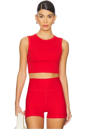 WeWoreWhat Camiseta tirantes muscle en color rojo talla L en - Red. Talla L (también en M, S, XS).