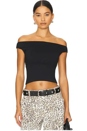 ALL THE WAYS Kelli off shoulder top en color talla L en - Black. Talla L (también en M, S, XL, XS, XXS).