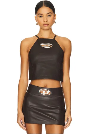 Diesel Camiseta tirantes l-twilight en color chocolate talla 42 en - Chocolate. Talla 42 (también en 44, 46).