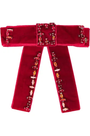 Lele Sadoughi Pasador de lazo kate crystal en color talla all en - Red. Talla all.