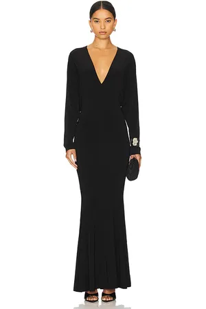 Norma Kamali Vestido largo dolman en color talla S en - Black. Talla S (también en XS, XXS).