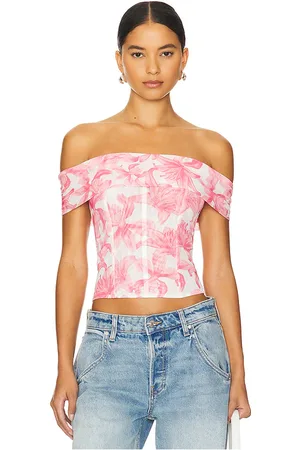 Miaou Corsé magda en color coral talla M en - Coral. Talla M (también en S, XS).