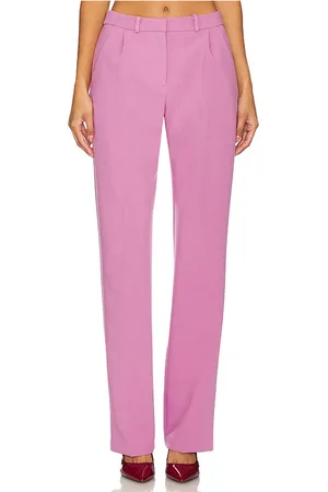 Amanda Uprichard Pantalones wallace en color mauve talla M en - Mauve. Talla M (también en S).