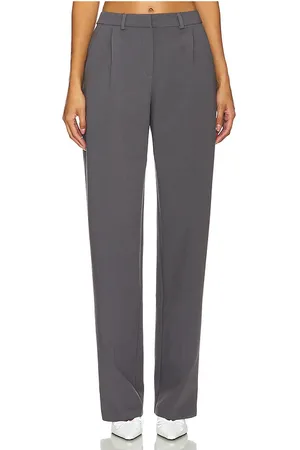 Amanda Uprichard Pantalones wallace en color gris talla M en - Grey. Talla M (también en S, XS).