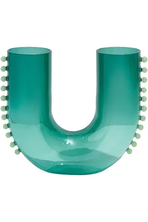 Fazeek Florero pearl u vase en en color azul cerceta talla all en - Teal. Talla all.