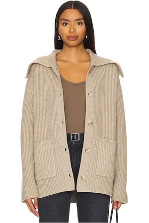 Simkhai Cárdigan hollie en color neutral talla L en - Neutral. Talla L (también en M, XS).