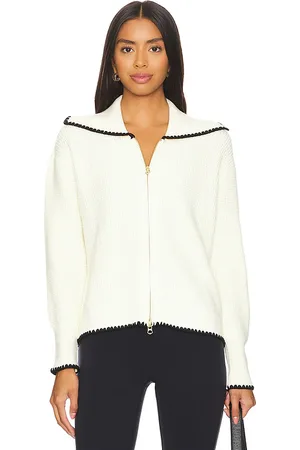 Varley Chaqueta punto sibley en color blanco talla L en - White. Talla L (también en XL/1X).