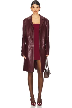 SIEDRES Chaqueta de cuero dina mid length en color talla M en - . Talla M (también en S).