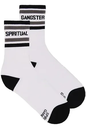 Spiritual Gangster Calcetín de la tripulación sg en color blanco talla all en - White. Talla all.