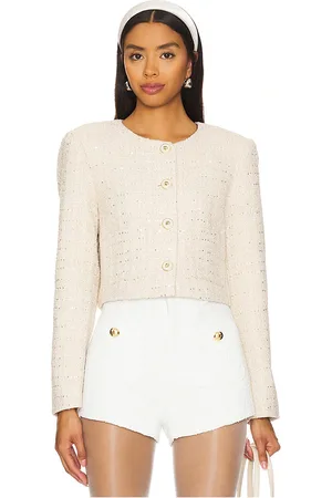 ASTR Chaqueta milena en color ivory talla L en - Ivory. Talla L (también en M, XL).