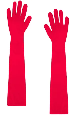 Anna October Guantes manon long en color talla L en - Red. Talla L (también en M, S, XS).
