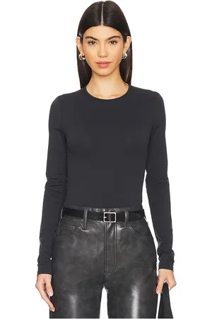 AGOLDE Body manga larga aura en color negro talla M en - Black. Talla M (también en S, XL, XS).