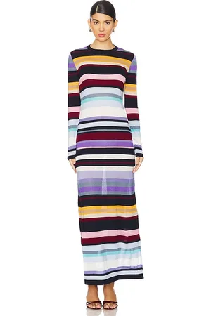 Missoni Vestido largo en color morado talla M en Multicolor Lilac Pink & Light Blue - Purple. Talla M (también en S).