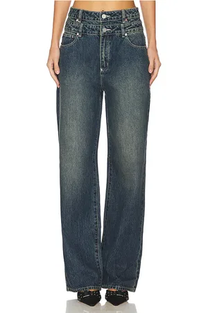 ABrand Pierna recta carrie en color denim-dark talla 25 en - Denim-Dark. Talla 25 (también en 26, 27, 28, 29).