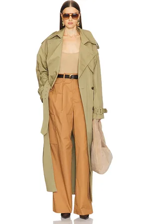 Helsa Trenca classic oversized en color talla L en - Olive. Talla L (también en XL).