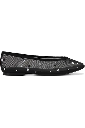 GOOD AMERICAN Zapato plano crystal en color negro talla 5 en - Black. Talla 5 (también en 5.5, 6.5, 7, 7.5, 8, 8.5, 9).