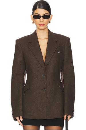 Helmut Lang Blazer entallado apex en color marrón talla 0 en - Brown. Talla 0 (también en 8).