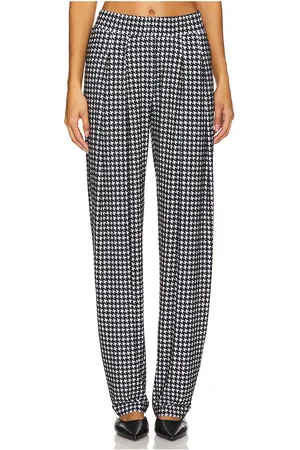 Norma Kamali Pantalón con trabillas en color negro talla L en - Black. Talla L (también en M, S, XL, XS, XXS).