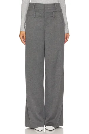 ALICE+OLIVIA Pantalón en color gris talla 0 en - Grey. Talla 0 (también en 2, 4).