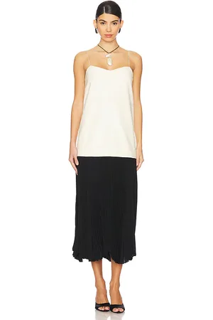 ALEXIS Vestido piatta en color negro, blanco talla M en - Black,White. Talla M (también en S, XS).