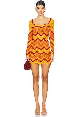 Escvdo Vestido sumac en color naranja talla M en - Orange. Talla M (también en S, XS).