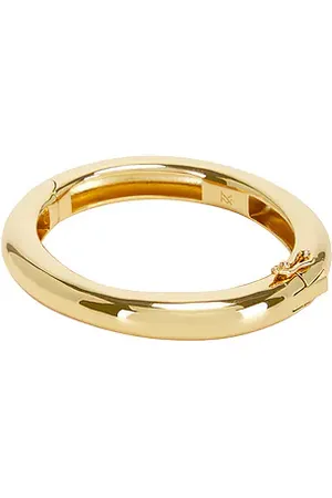 MIRANDA FRYE Brazalete cleo en color oro metálico talla M en - Metallic Gold. Talla M (también en S, XS).