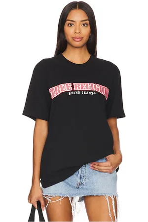 True Religion Camiseta en color negro talla L en - Black. Talla L (también en M, S, XL/1X).