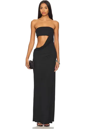 NBD Vestido largo aashvi en color talla L en - Black. Talla L (también en M, XL, XS).