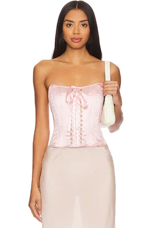 LOVESHACKFANCY Lucarelli top en color rosado talla 10 en - Pink. Talla 10 (también en 6, 8).