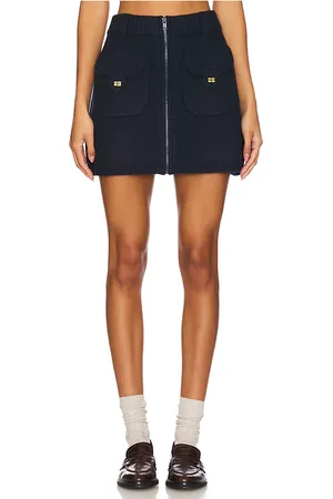 Ganni Minifalda en color azul marino talla L en - Navy. Talla L (también en S, XS).