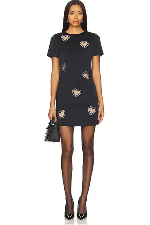 ALICE+OLIVIA Vestido recto clyde en color talla 0 en - Black. Talla 0 (también en 2).
