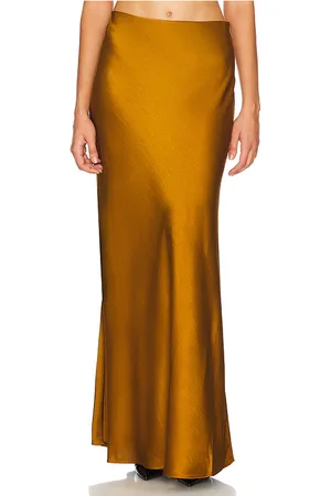 Essentiel Antwerp Falda maxi en color bronce talla 32 en - Tan. Talla 32 (también en 36, 38).