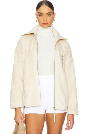 Varley Chaqueta con cremallera myla en color crema talla L en - Cream. Talla L (también en M).
