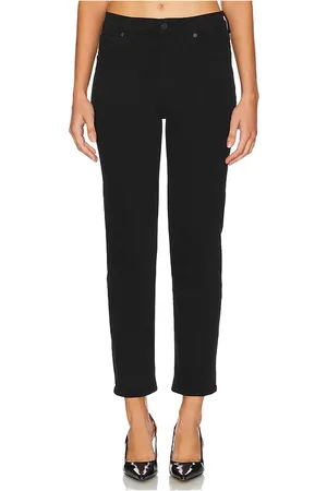 Citizens of Humanity Pantalones rectos de talle alto caia en color negro talla 24 en - Black. Talla 24 (también en 26