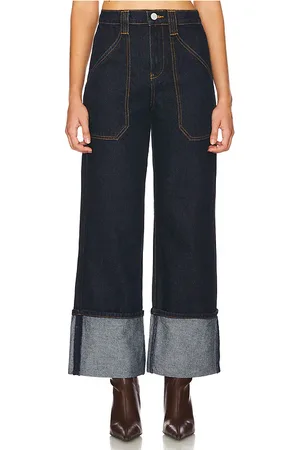 BLANK NYC Cuffed straight en color denim-dark talla 24 en - Denim-Dark. Talla 24 (también en 25).