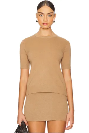 AEXAE Camiseta cashmere en color talla S en - Tan. Talla S (también en XS).
