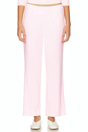 Donni. Pantalones de cintura elástica en color rosado talla L en - Pink. Talla L (también en M).