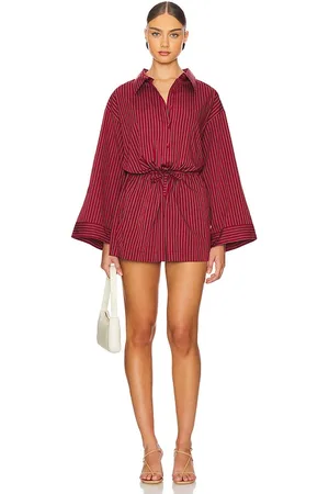 FAITHFULL THE BRAND Mono freja en color burgundy talla L en - Burgundy. Talla L (también en S, XL).