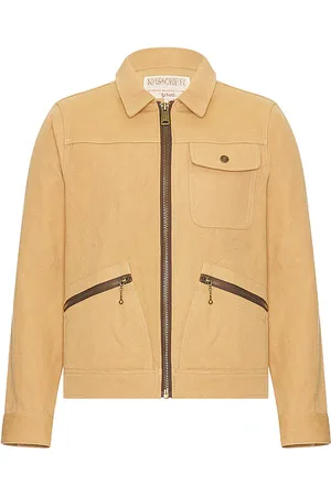 Schott NYC Chaqueta utility en color bronce talla L en - Tan. Talla L (también en S, XL/1X).
